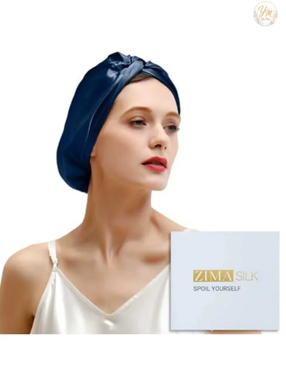 22 Momme 100% Mulberry Silk Bonnet for Sleeping, Double Layer 6A Silk Hair